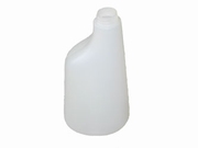 Fles 600ml polyethyleen transparant en schaalverdeling 1st