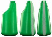 Fles 600 ml polyethyleen groen met schaalverdelingen 1st