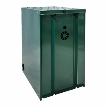 EKOMILLE beschermkast, metaal/groen