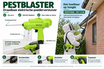 PestXtend telescopische carbonsteel 7,3m