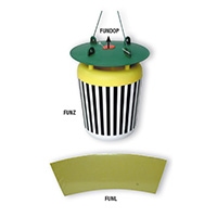 Mottenval Funnel trap gestreept 1st.