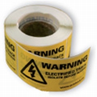 Window Warning Stickers (x100)