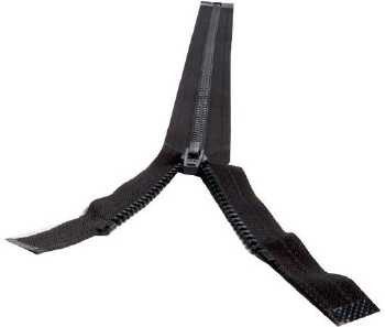 Network Rits n°5 zwart 1m