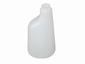 Fles 600ml polyethyleen transparant en schaalverdeling 1st